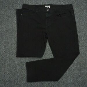 Travis Mathew Jeans Mens 40x33 Black 5‎ Pocket Straight Denim Legacy